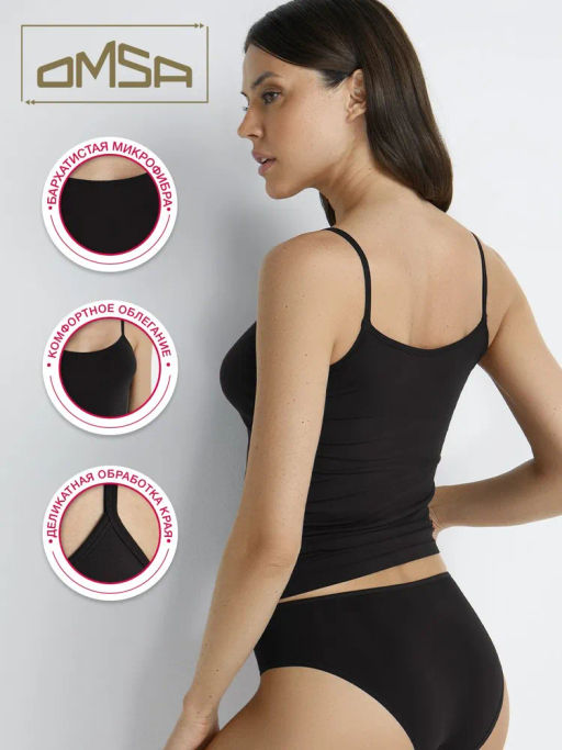 171DD(480) Майка женская ( на тонких бретелях)OMSA  фото 21