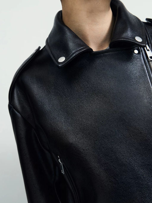 Куртка-косуха из искусственной кожи / Zarina