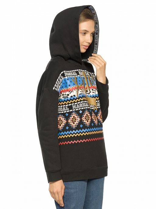 PELICAN, толстовка женская, Черный  фото 2