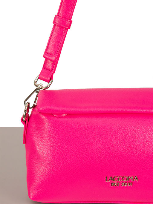 LACCOMA сумка Королина-Л815-фуксия эко кожа хлопок  фото 5