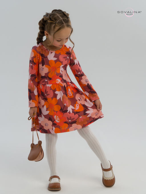 Платье Эля осенние цветы - Sovalina фото 6