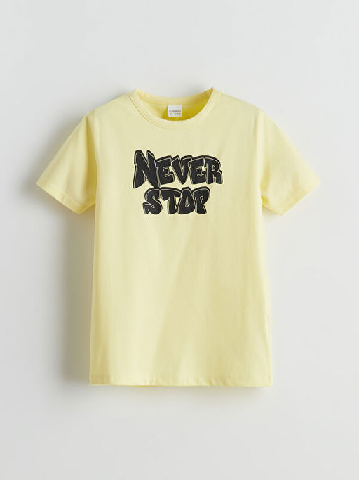 Bisiklet Yaka Erkek ?ocuk ?ortlu Pijama Tak?m?