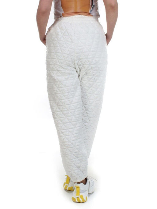 2780 WHITE Брюки спортивные зимние женские - Фабричный китай фото 6