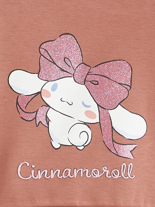 Cinnomoroll Bask?l? K?z ?ocuk Sweatshirt ve E?ofman Alt