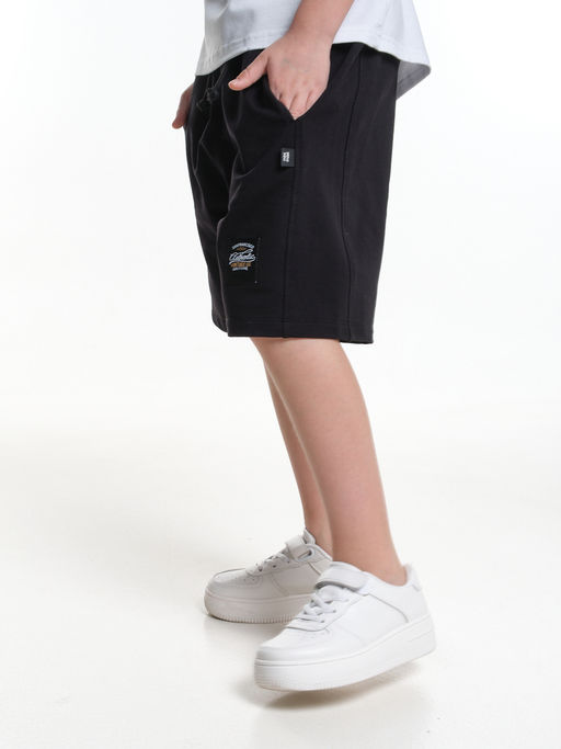 Шорты для мальчика в школу черные 22-7637 черный - Mini maxi фото 4