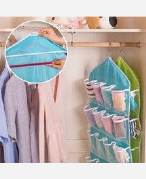 Органайзер в гардероб, 16 кармашков. 9046065 - Yiwu youda import & export co фото 3