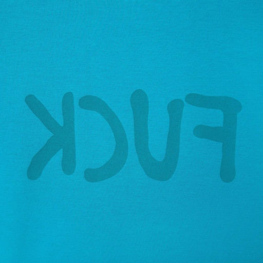 Футболка женская MINAKU Fuck, голубая, размер 48