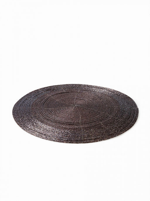 Салфетка сервировочная D35 вишнёвый бисер