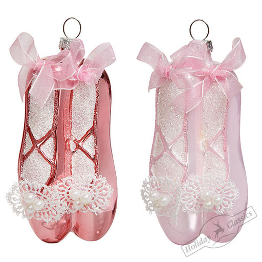 Распродажа! Пуанты "Видение розы", асс. из 2-х (стекло) 5,5х3,5х11,5 см