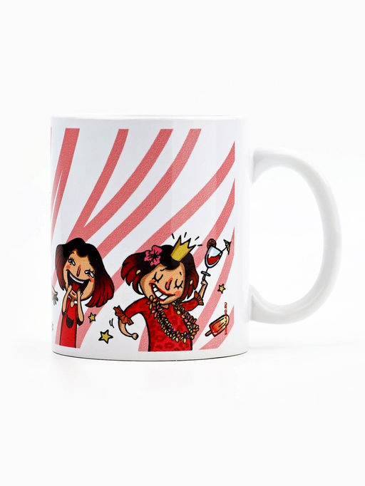 Кружка чайная керамическая Просто будь королевой, 320 мл - Дорого внимание фото 4