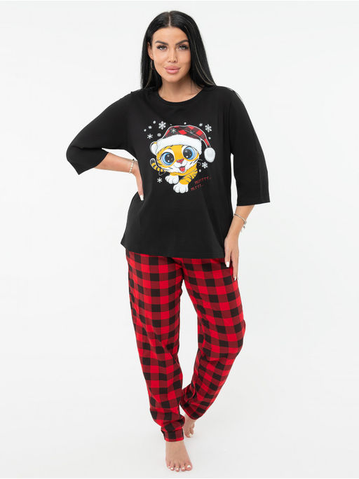 Пижама "Шери" черный