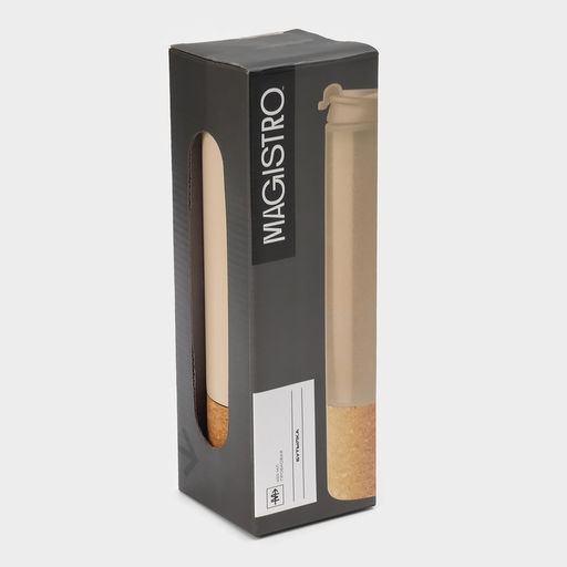 Бутылка для воды Magistro Cork, c элементами пробки, 450 мл, 7?7?23 см, пластик, бежевая  фото 13