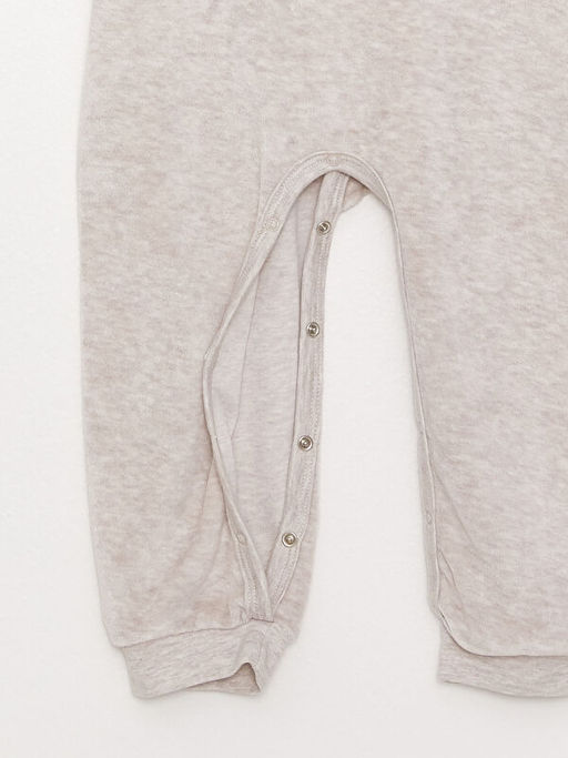 Bisiklet Yaka Uzun Kollu Nak?? Detayl? Erkek Bebek Tulum - Waikiki фото 3