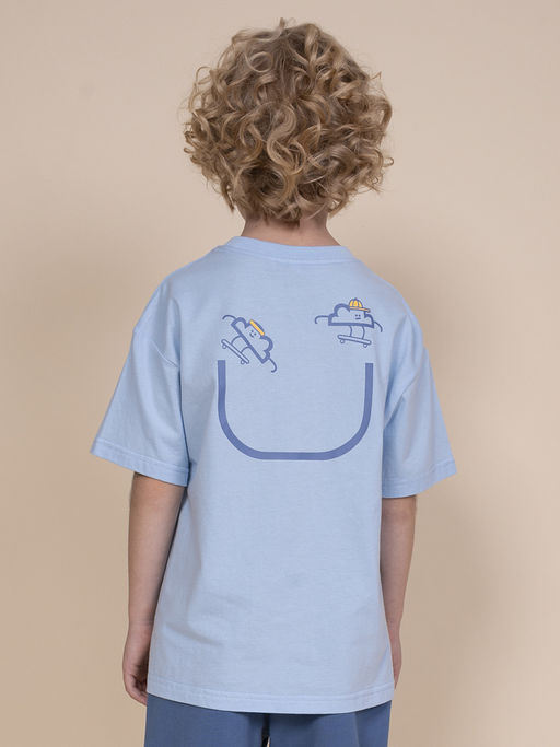 PELICAN, футболка для мальчиков, Голубой  фото 2