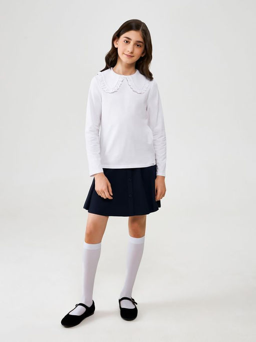 ACOOLA / Блузка детская для девочек Bradley белоснежный фото 2