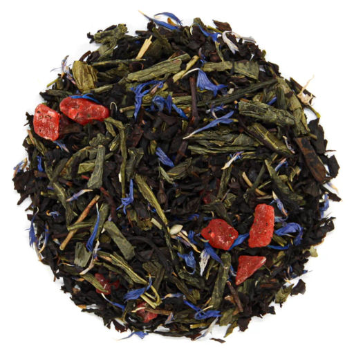 Клубника в шампанском (черный/зеленый) 500 гр