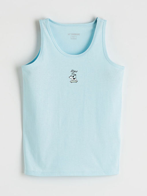 Bisiklet Yaka Erkek ?ocuk ?? Giyim Atlet 2li