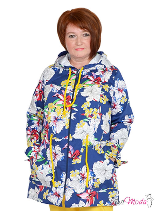Парка с капюшоном Модель №931 размеры 44-84 - Plusmoda фото 2