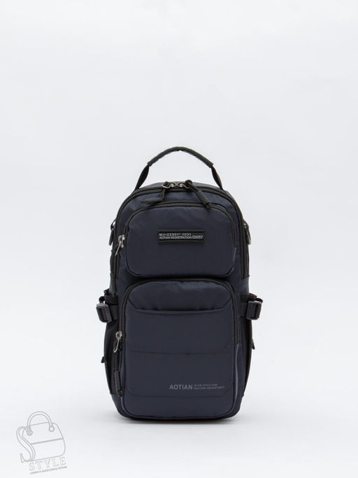 Рюкзак мужской текстильный 15073 blue Aotian в Новосибирске