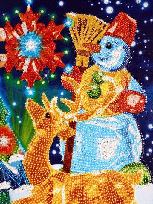 Подарочная новогодняя коробка «Неон», для сладких подарков, 25×12×24 см