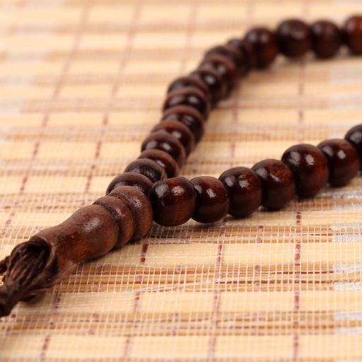 Четки мусульманские 33 бусины 8мм / MА51 /уп 10/600/ коричневый - Галеонтрейд фото 6