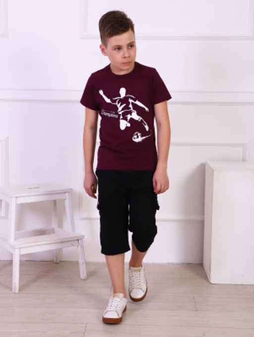 Футболка "Гол" бордо