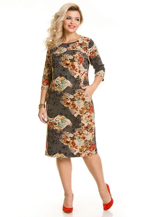 Платье 210-1 цветы - Novita фото 3