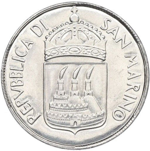 Монета 100 лир 1973 года Сан-Марино