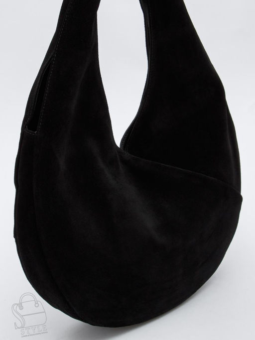 Сумка женская кожаная 1101M black Polina&Eiterou