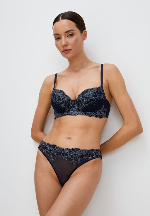 Бюстгальтер Hinda темно-синий