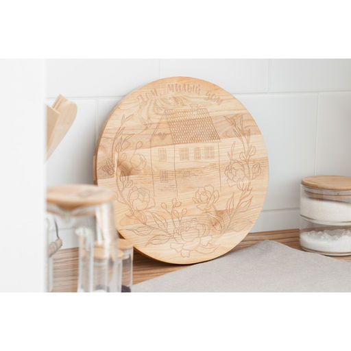 Доска разделочная «Милый дом», массив сосны, 30 см