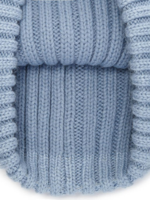 Шапка жен. анг+нейл+шерсть LB-A53045 denim blue - Labbra фото 8