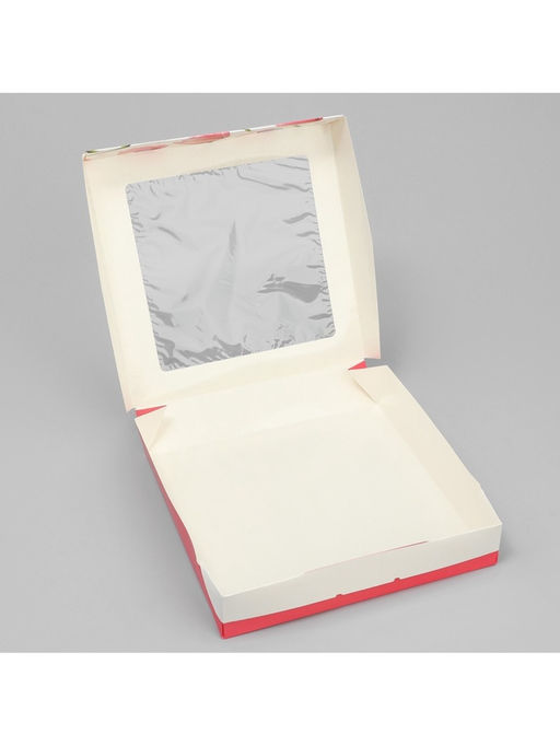 Цена за 5 шт. Коробки под конфеты сырники Тюльпаны, 20 х 20 х 4 см - Дарите счастье фото 2