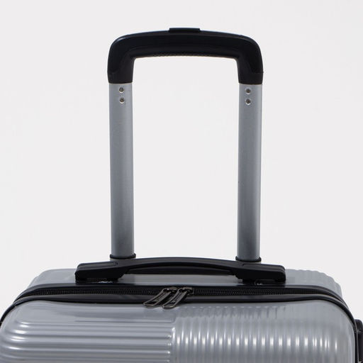 Чемодан малый 20 кодовый замок, цвет серебряный - Simaland фото 6