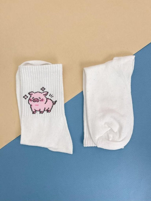 Носки Pig shining, цвет белый, мужские/женские р. 35-40
