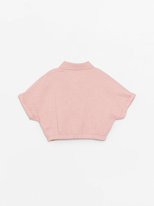 Basic K?sa Kollu K?z ?ocuk Crop G?mlek