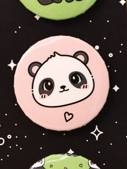 Набор значков 3 шт. iLikeGift Аниме Panda