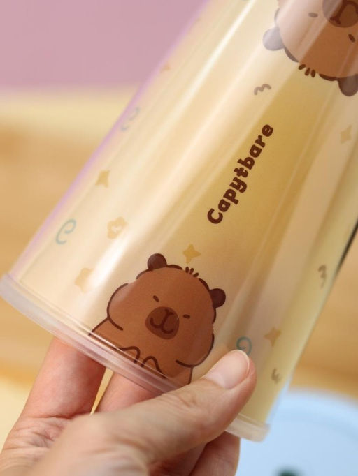 Тамблер iLikeGift "Capybara upside down", blue (880 мл)