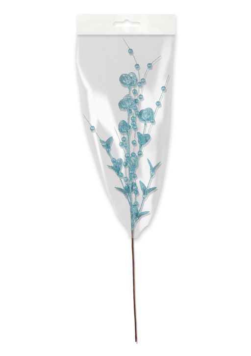 Blumentag VDD-73 Веточка декоративная 6 х 1 шт. 80 см 01 с блестками  фото 3