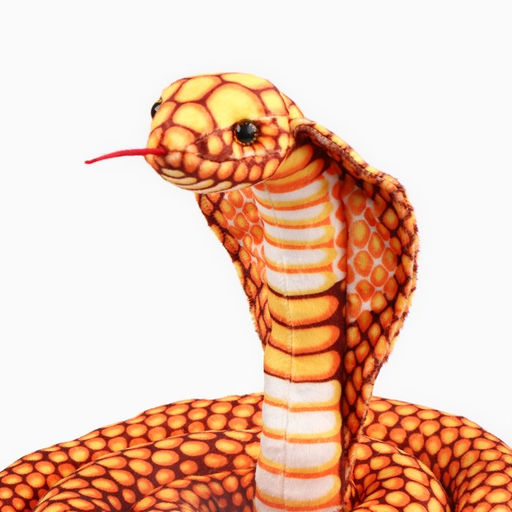 Мягкая игрушка Змея. Кобра, 200 см, цвет жёлтый - Simaland фото 8