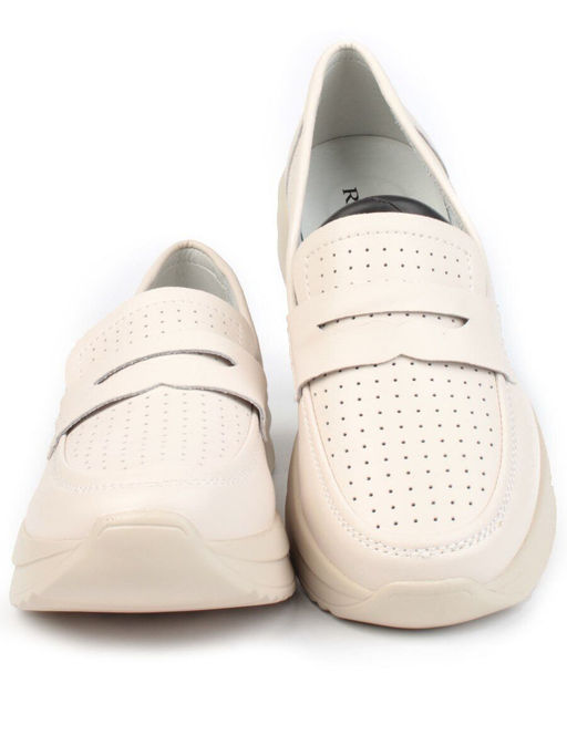 03-SD4-1D BEIGE Полуботинки женские (натуральная кожа) - Фабричный китай фото 9