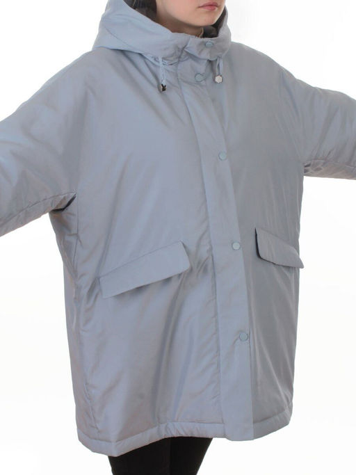 8020 LT. BLUE Куртка демисезонная женская (100 гр. холлофайбер) - Fashion фото 2