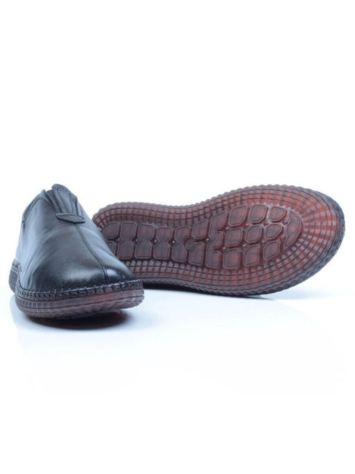 03-5915 BLACK Полуботинки женские (натуральная кожа)