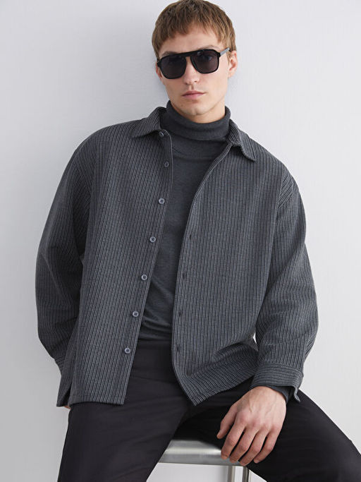 Rahat Kal?p Uzun Kollu Erkek G?mlek