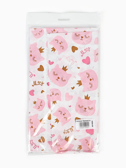 Скатерть одноразовая «Котенок Принцесса», 120×180 см