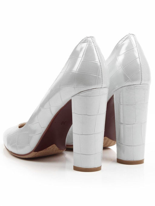 06-A34A-523DA WHITE/PEARL Туфли женские (натуральная кожа)