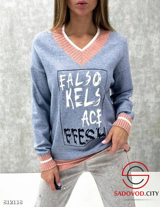 Кофта женская с надписью - Bruno фото 6