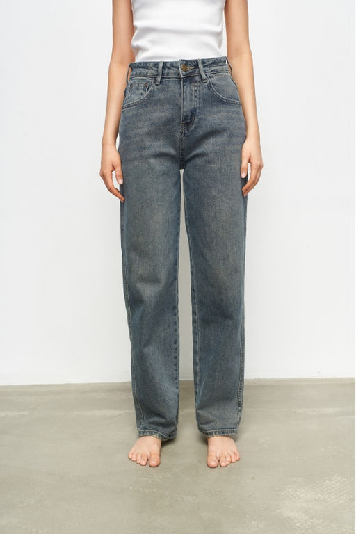 Джинсы BAGGY с потертостями - Erist store фото 2