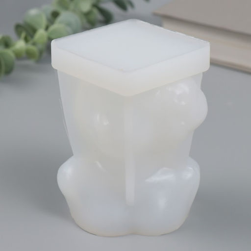 Молд силиконовый Девушка с цветами на глазах 10?8?6 см