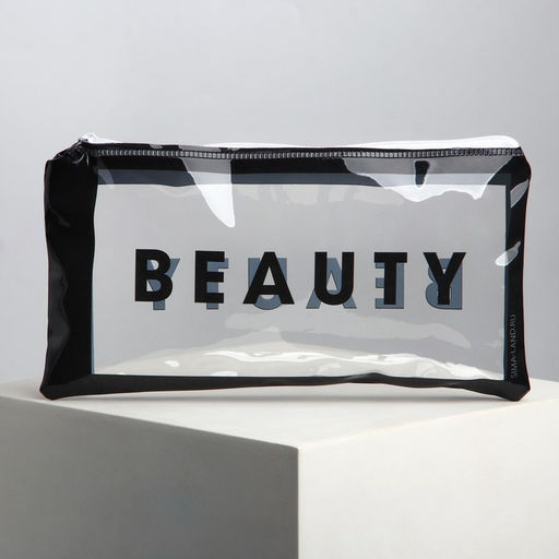 Косметичка-пенал PVC на молнии BEAUTY